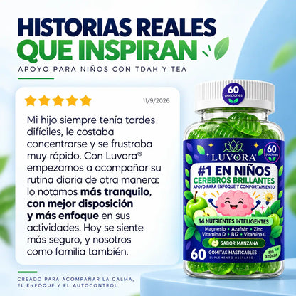 Luvora® Kids | Nutrición diaria para acompañar su bienestar