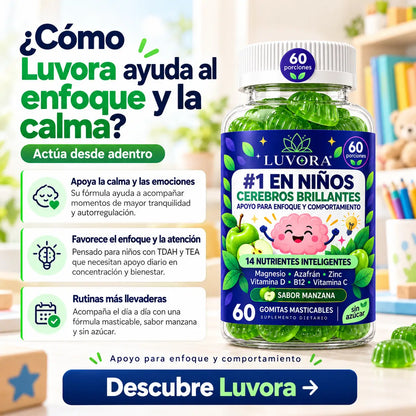 Luvora® Kids | Nutrición diaria para acompañar su bienestar