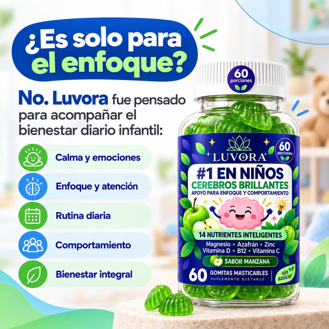 Luvora® Kids | Nutrición diaria para acompañar su bienestar