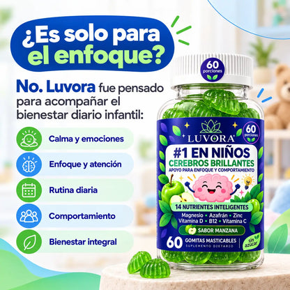 Luvora® Kids | Nutrición diaria para acompañar su bienestar