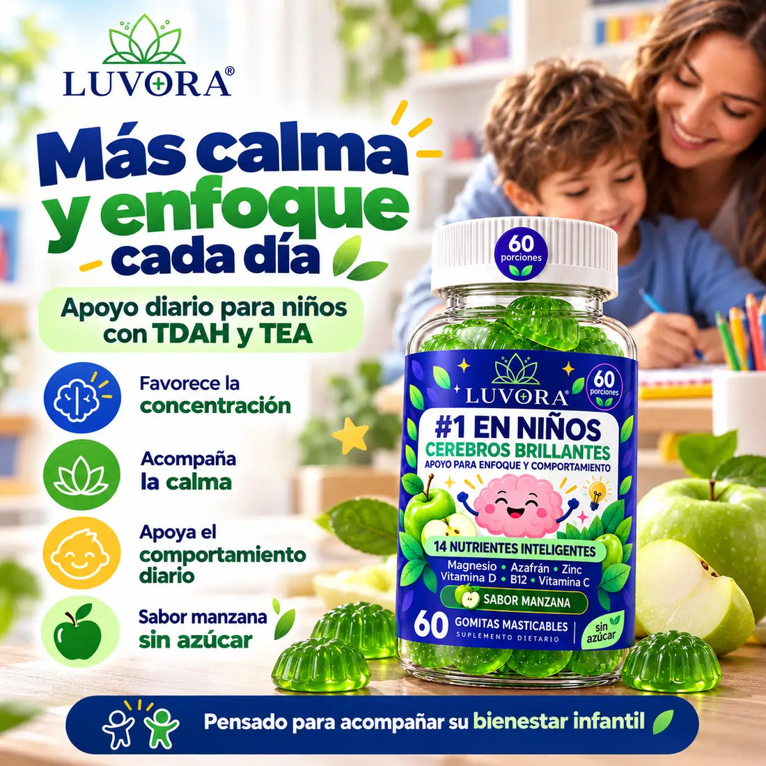 Luvora® Kids | Nutrición diaria para acompañar su bienestar